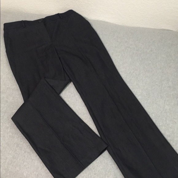Talbots Raleigh Trouser Pants Size 12 High Rise Dark Blue Career Office - Picture 2 of 12